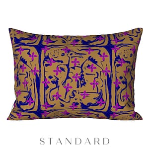 Colorful King Sham Abstract Art Bedding Standard Pillow Sham Designer Bed Decor Boho Print Design Modern Luxury Artsy Bedroom Accessories