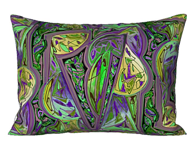Standard Art Sham King Pillow Cover Colorful Art Deco Bedding Designer Modern Abstract Luxury Bed Pillow Bedroom Decorating New Home Decor