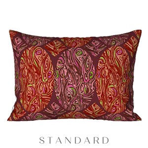 Art Sham King or Standard Pillow Cover Designer Bedding Modern Abstract Elegant Artist Design Luxury Bedroom Decor Artsy Housewarming Gift
