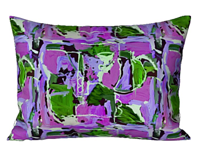 Art Bed Sham King Pillow Cover Standard Sham Colorful Bright Designer New Bedding Luxury Modern Bed Pillow Sleeve Unique Artistic Home Decor
