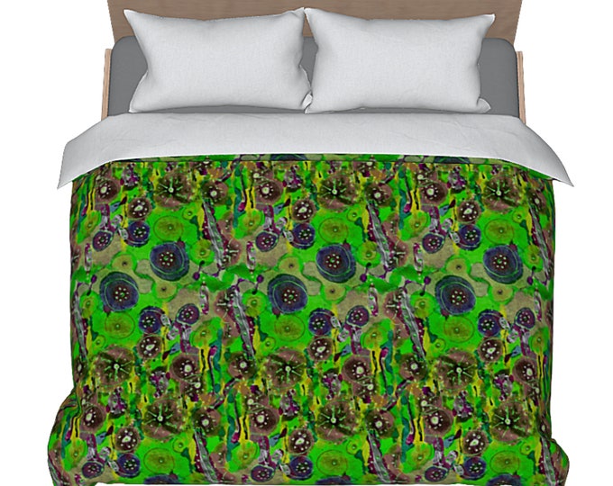Colorful Duvet Designer Luxury Bedding Abstract Art Bed Comforter Cover Modern Bedroom Decor Boho Botanical Retro Flower Home Decorating