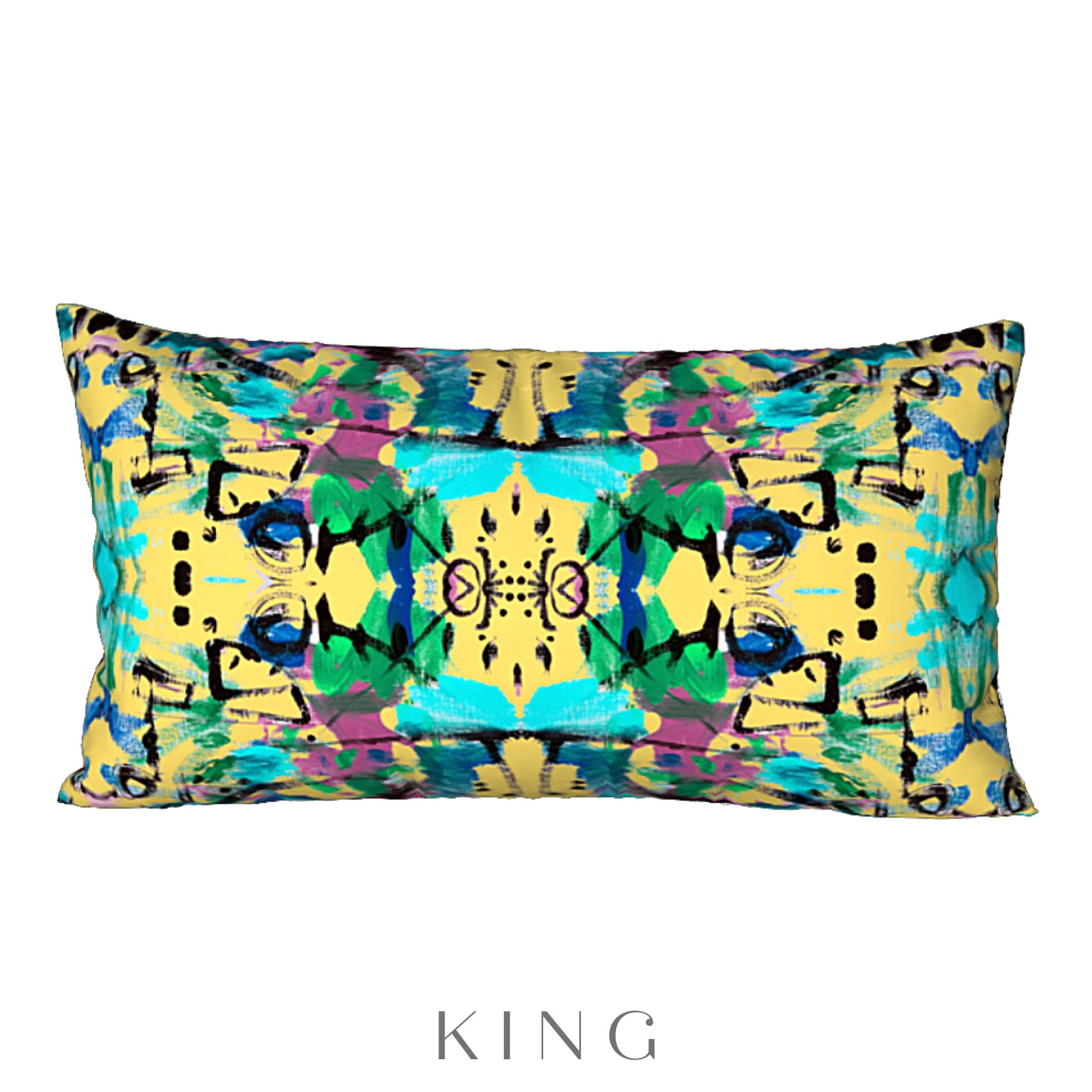King Sham Standard Size Sham Designer Sham Colorful Sham Etsy