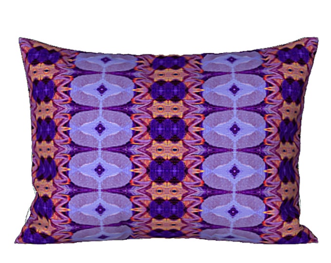 Bed Sham Abstract Art Colorful Designer Mid Century Modern Pillow Cover Artist Designed Printed Bedding Artistic Unique Retro Boho Decor