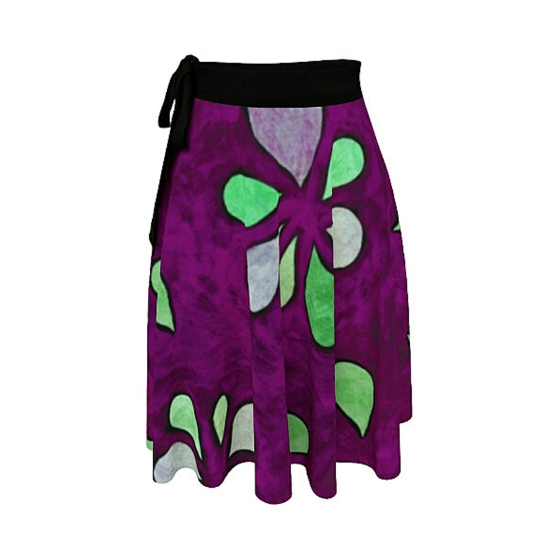 Boho Skirt Art Wear Abstract Clothing Wearable Art Colorful Skirt Casual Clothing Dress Skirt Flower Skirt Skirt for Women