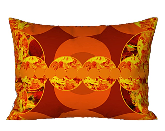 Art Sham Unique Colorful Pillow Cover Artistic Designer Abstract Bed Decor Bedding Boho Elegant Modern Print Luxury Artsy Bedroom Home Decor