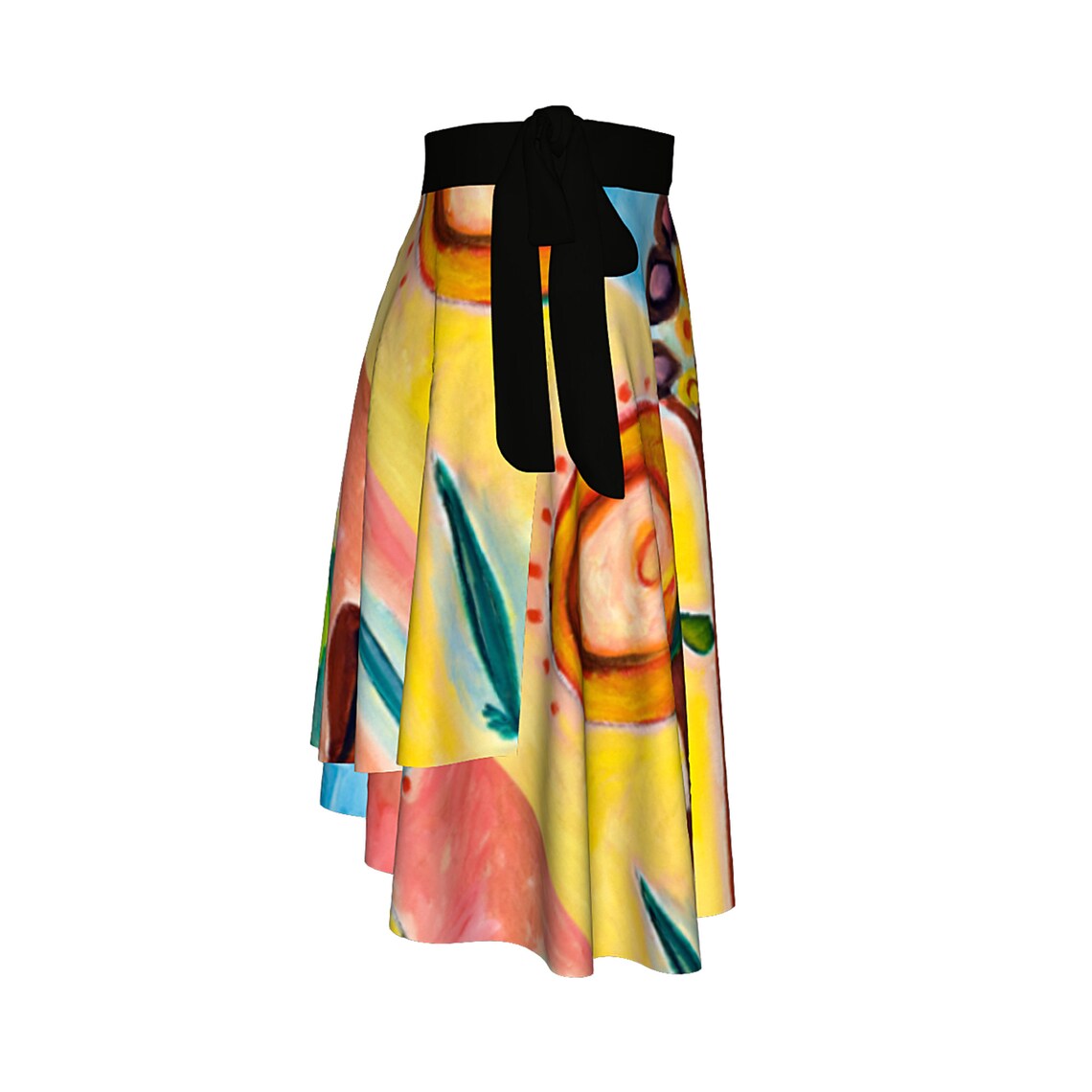 Shirred Wrap Skirt main image 1