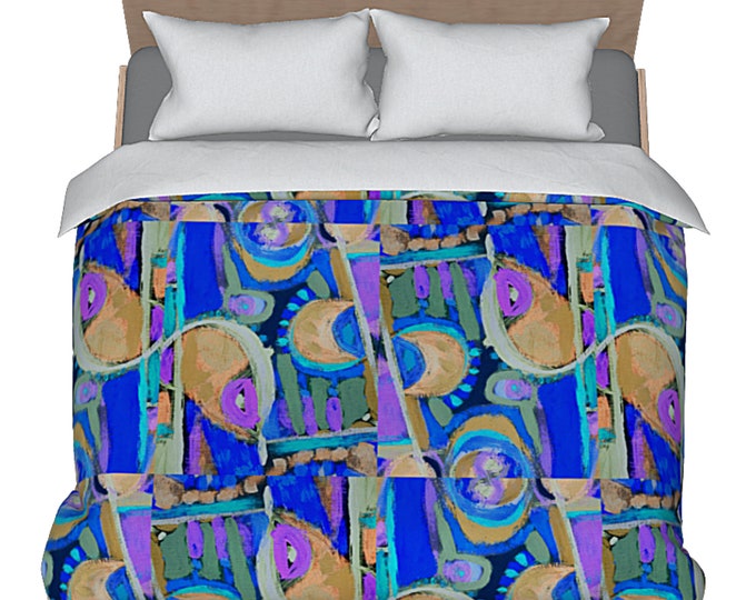 Colorful Bedding Unique Designer Artistic Luxury Duvet Artistic Boho Retro Bed Comforter Cover Bedroom Decor Chic Modern Home Decorating