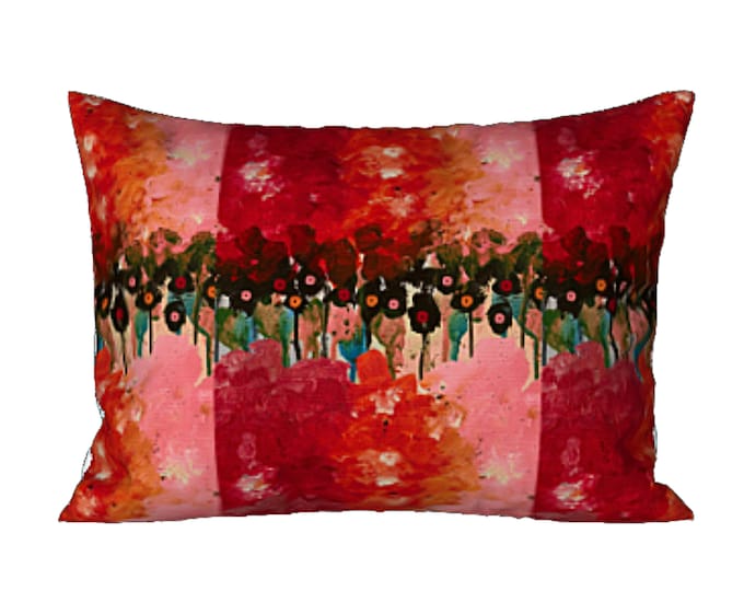 Pillow Sham King Standard Pillow Cover Designer Bedding Abstract Art Modern Flower Luxury Bed Pillow Unique Bedroom Decor Housewarming Gift