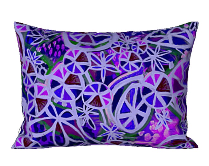 Colorful Standard Sham King Pillow Cover Modern Designer Boho Bright Color Bedding Abstract Art Bed Pillow Luxury Elegant Artsy Bed Decor