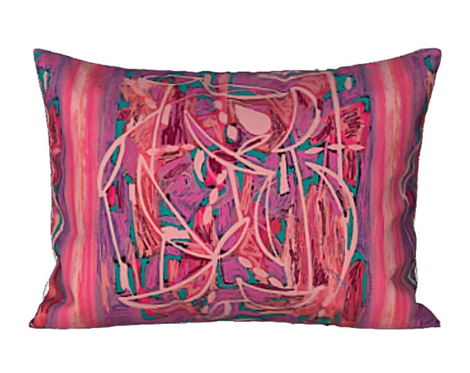 Modern King Sham Standard Pillow Sham Abstract Art Colorful Bedding Designer Bed Decor Boho Pattern Luxury Bedroom Housewarming Gift Idea
