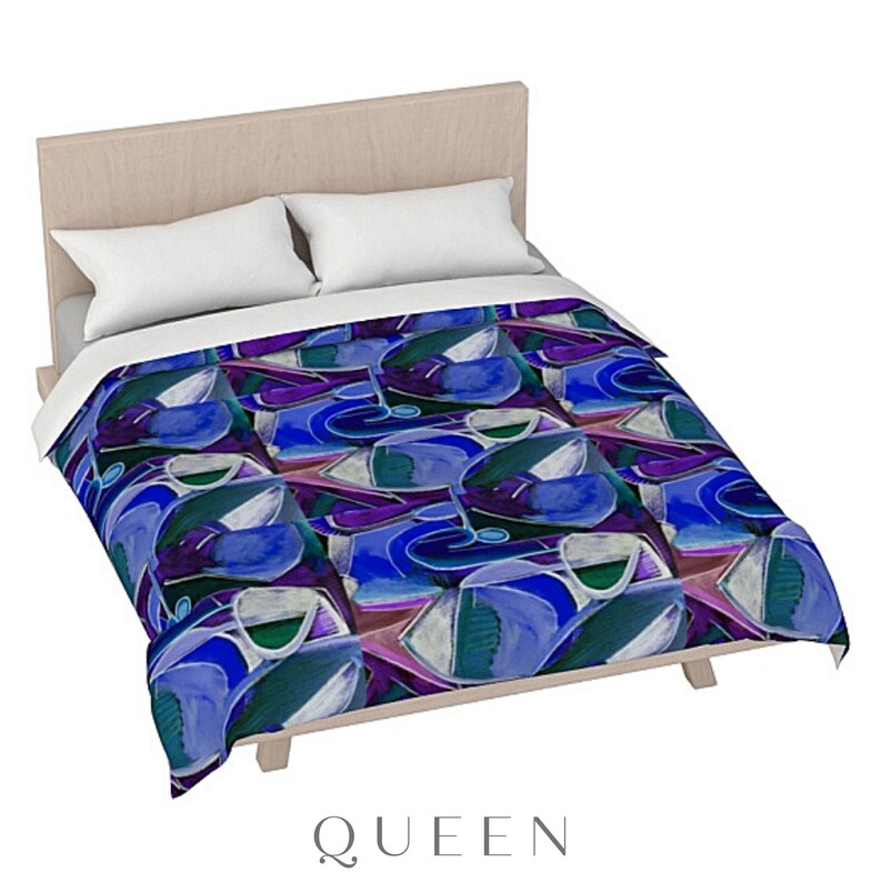 Colorful Bedding King Duvet Queen Bed Cover Abstract Art Etsy UK