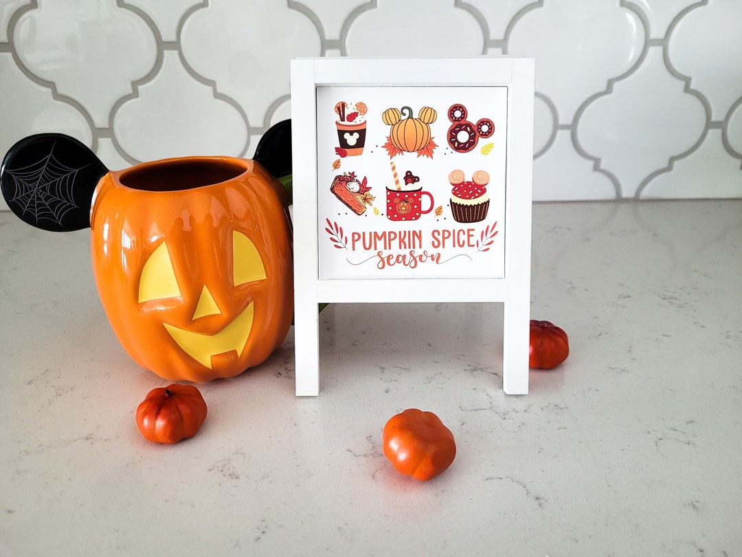 Mini Disney Sign Disney Wood Sign Tiered Tray Sign Disney Halloween
