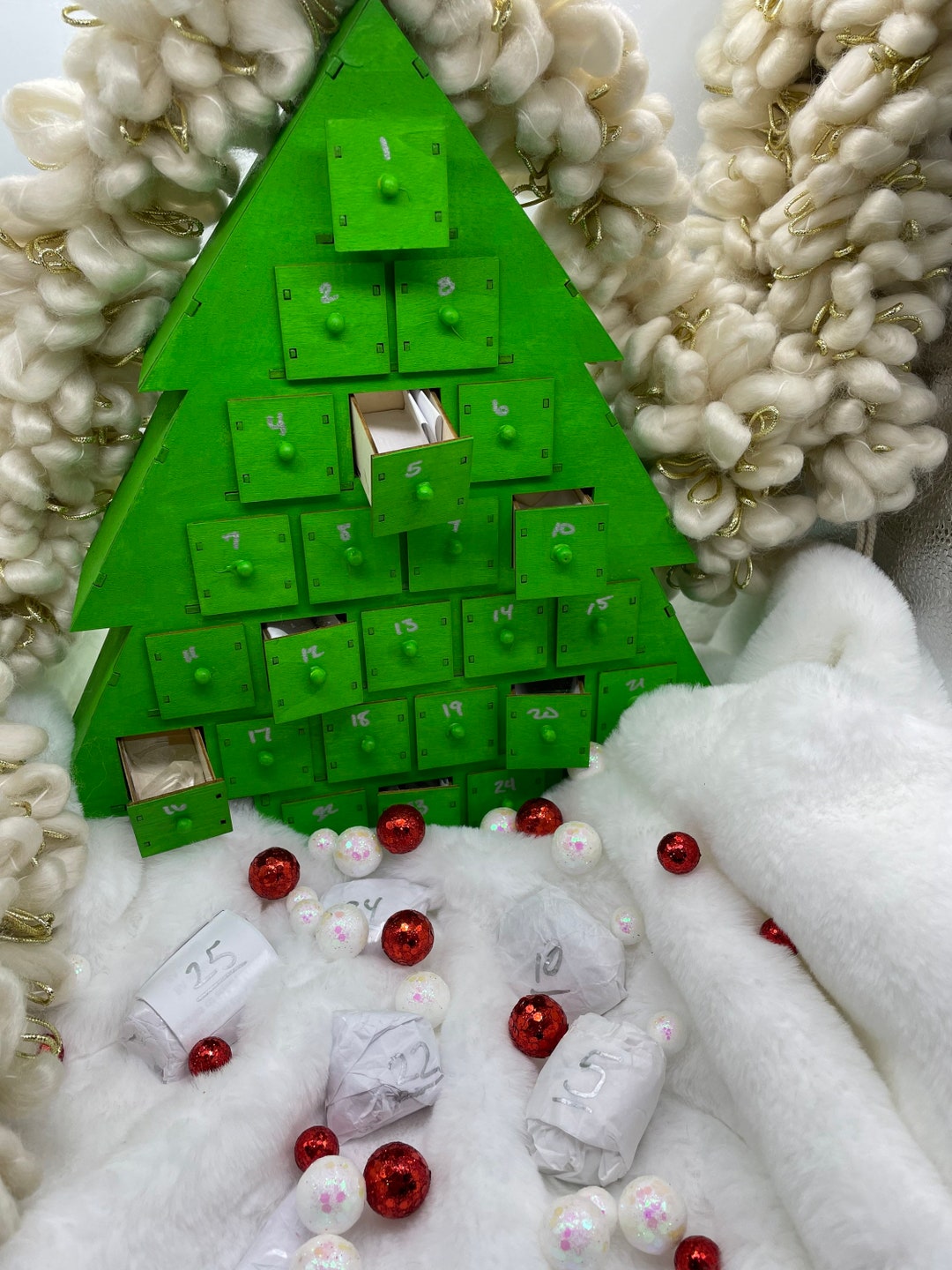 Advent Calendar Christmas Advent Calendar Crystal Advent Etsy