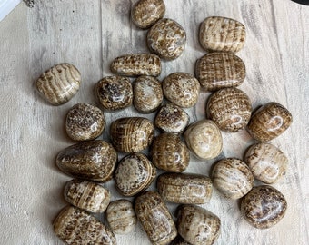 Aragonite - tumbled aragonite