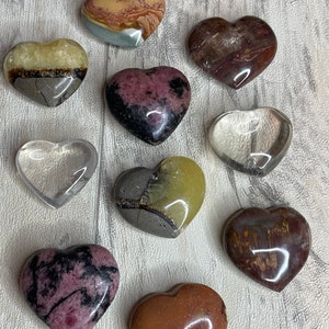 Crystal Heart - carved crystal heart - Heart - stone heart