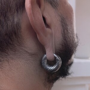 Oído Peso/6 mm Thickness/22 Ga/Acero Quirúrgico/1 cm Diámetro Interno/Hipoalergénico/Pesos Pesados/Se Vende por Pareja/Clicker Closer