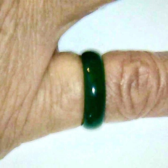 Stackable or single Solid Semi Precious Stone Hoo… - image 2