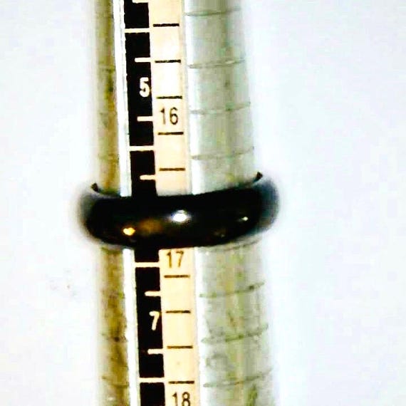 Stackable or single Solid Semi Precious Stone Hoo… - image 7