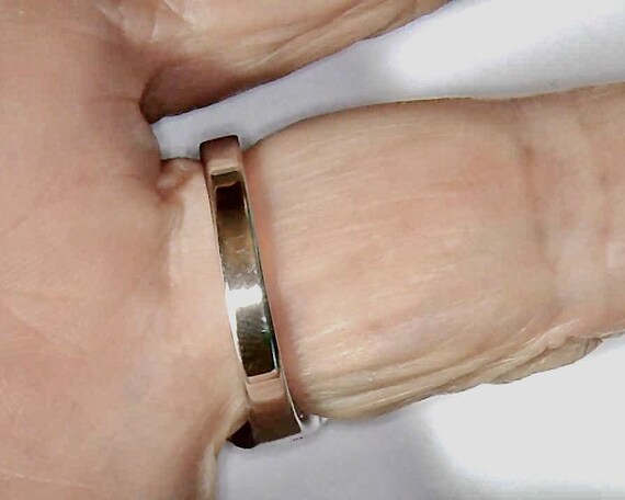 Classic Red Ruby color Ring, Set in 925 Sterling … - image 3