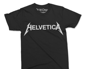 Metal Font Shirt | Etsy