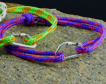 2 Bracciali Moschettone Arrampicata - 2 pezzi - Argento 925 - sconto