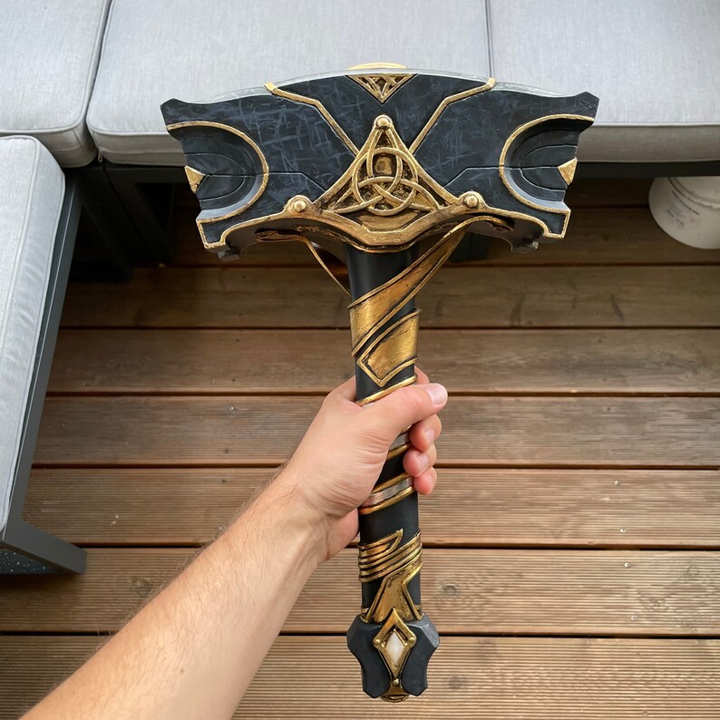 Assassins Creed Valhalla Mjolnir Replica Etsy