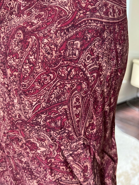 90’s Rampage Paisley Print Midi Dress - image 4