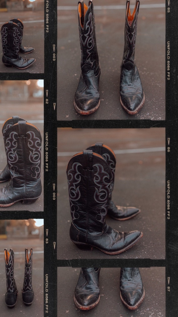 Black Western Cowboy Boots || Urban Cowgirl