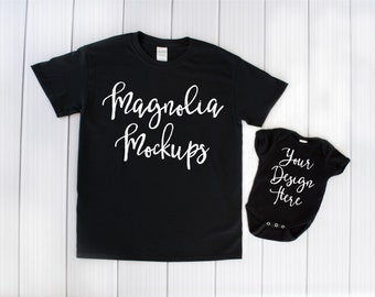 Premium Psd Blank Black Kids T Shirt Mock Up Template