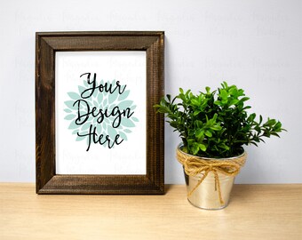 Download Reverse Canvas Mock Etsy