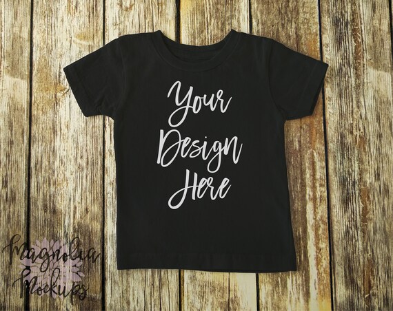 Download Black Toddler T Shirt Mockup Tshirt Mockup Flat Lay Mock Etsy