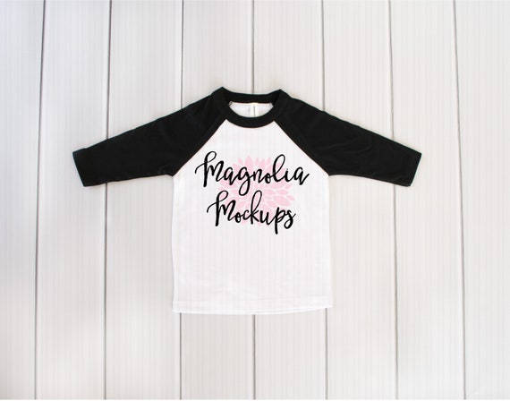 black and white raglan shirt