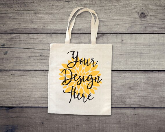 Download Canvas Tote Bag Flat Lay Mockup