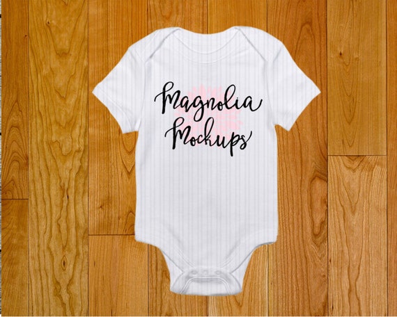 Carters White Bodysuit Mockup Flat Lay Shirt Mockup Baby Etsy