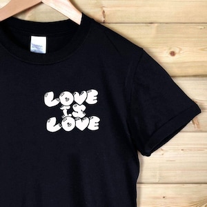 Love Is Love Pride black Tshirt