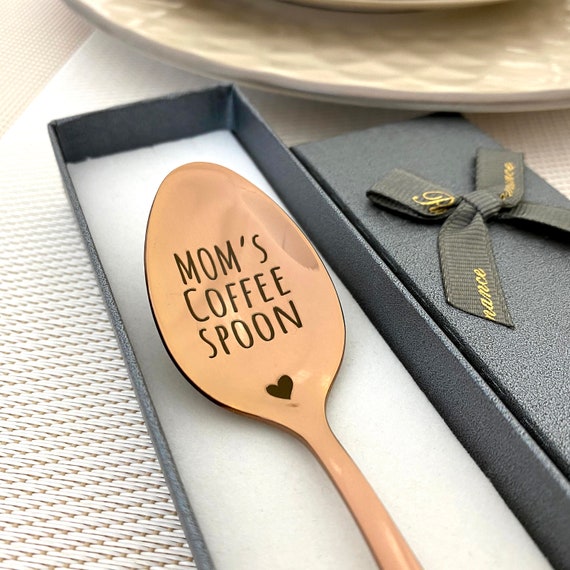 Best Friendship Löffel Mit Gravur „You're My Bestea“ – Edelstahl, 19 Cm, Geschenk Für Teeliebhaber