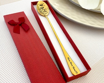 Nutella spoon - Personalized Custom spoon - Gift for daughter - Funny gift for Her - Spoken surprise for Birthday - Ester Present for Kid