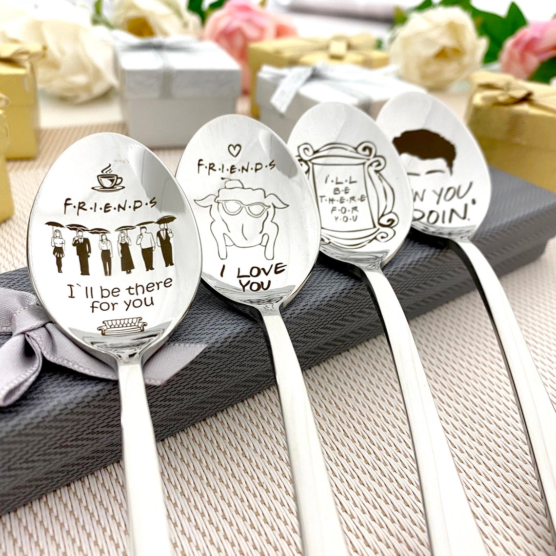 Friends Tv Show Gift Spoon Best Friend Gifts Coffee Spoon  Etsy