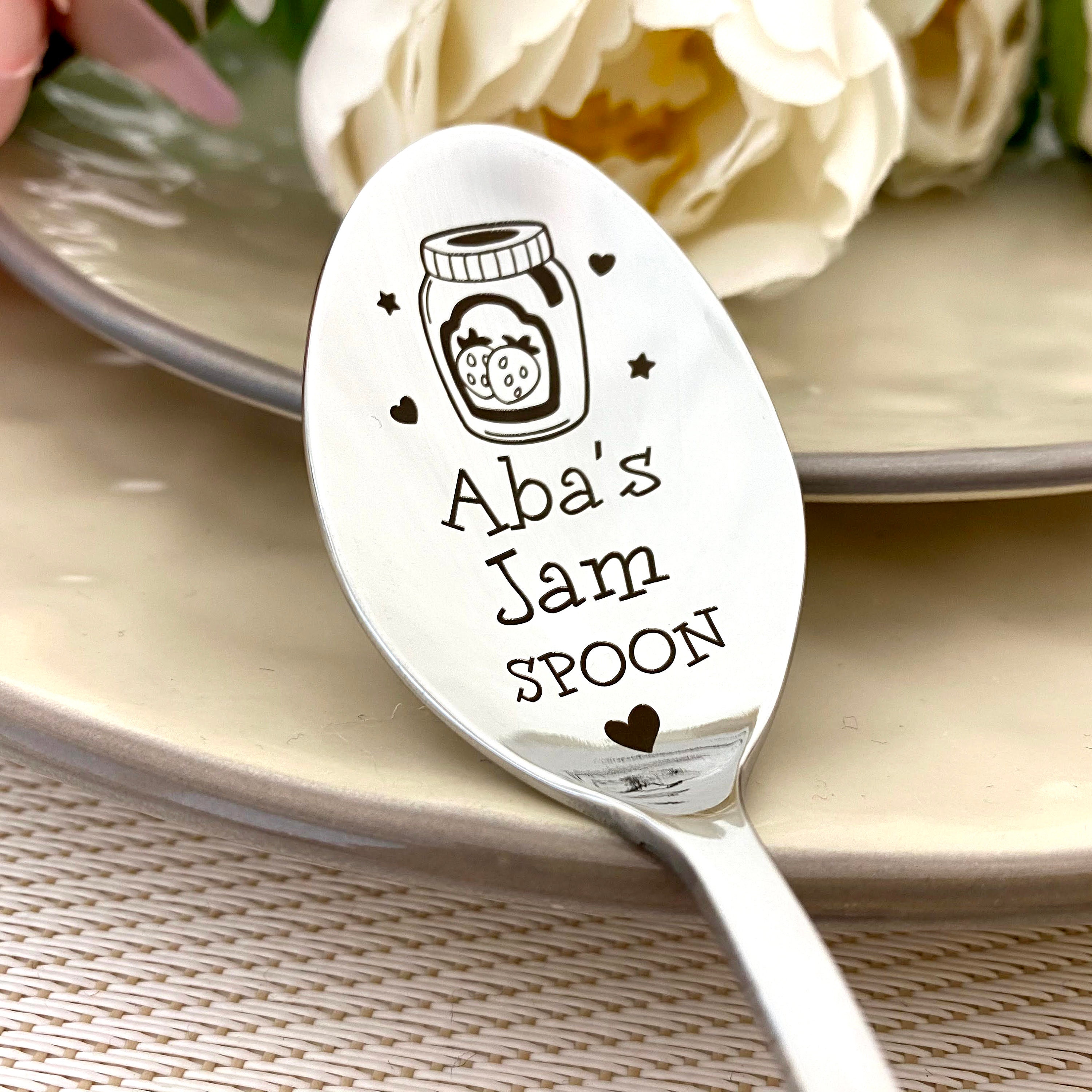 Jam Spoon Customized with Name engraved gift Custom spoon Etsy