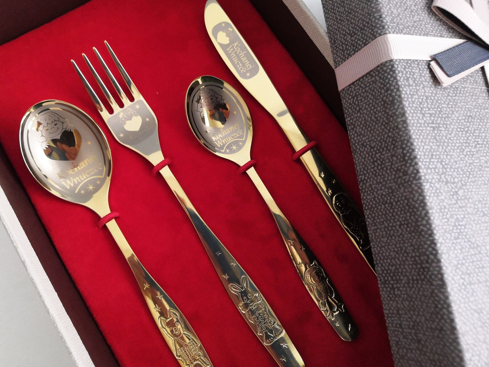 Baby Cutlery Flatware Set Kids Gift Custom Engraving Beautiful Etsy