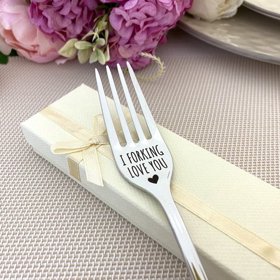 Custom Fork I Forking Love You Boyfriend Gift for Etsy