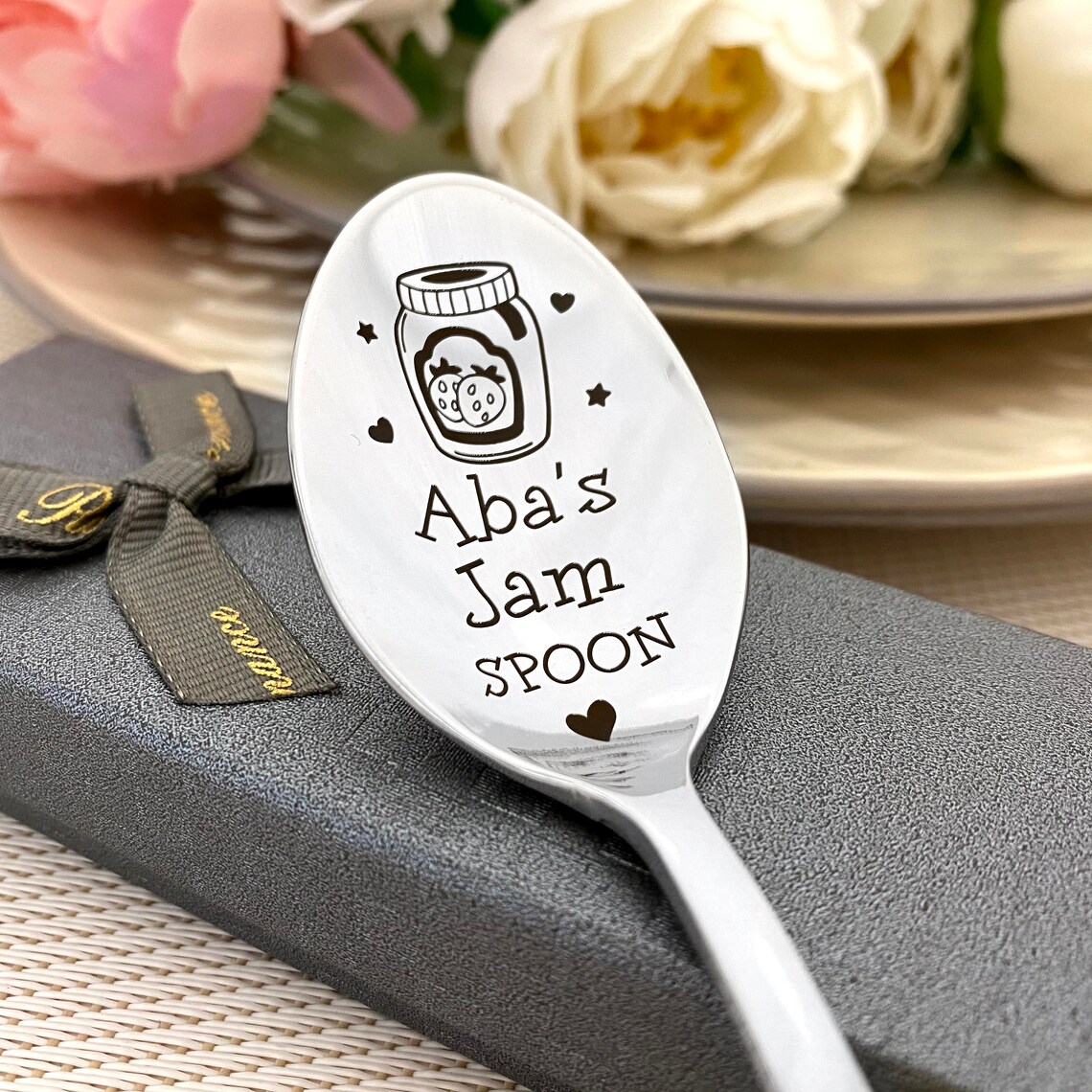 Jam Spoon Customized with Name engraved gift Custom spoon Etsy