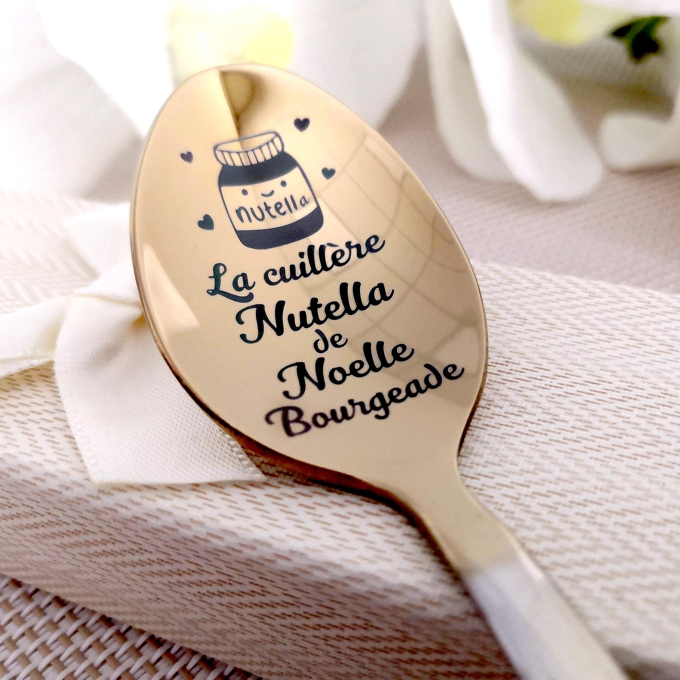 La Cuillère Nutella Cuillère Avec Le Nom De L'amant De Nutella Nom Sur Une  Cuillère Custom Spoon Girlfriend Gift France Nutella Gift 