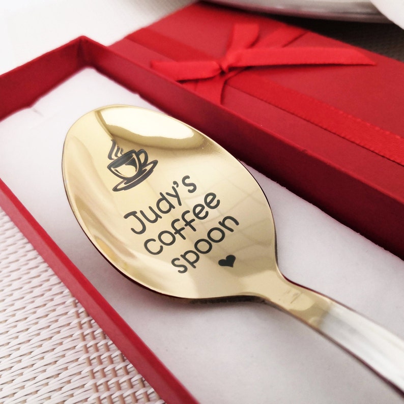 My Spoon for Coffee Personlaized Coffee Spoon Customized Etsy