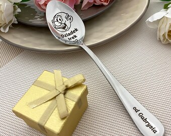 Cucchiai Da Caffè Incisi 'La Fortuna è Avere Te Come Nonno' - Acciaio Inox, Regalo Per Nonno, Compleanno O Festa Del Papà - Foto 7