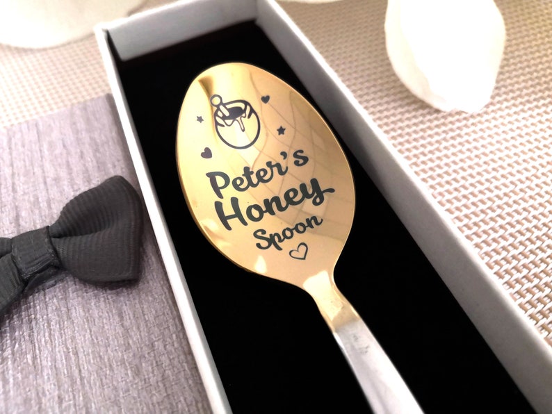 Honey Spoon Personalized Spoon for Honey with engraved Name Etsy