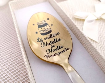 La Cuillère Nutella - Cuillère Avec le Nom de l'amant de Nutella Nom Sur Une Cuillère - Custom spoon - Girlfriend Gift France Nutella Gift