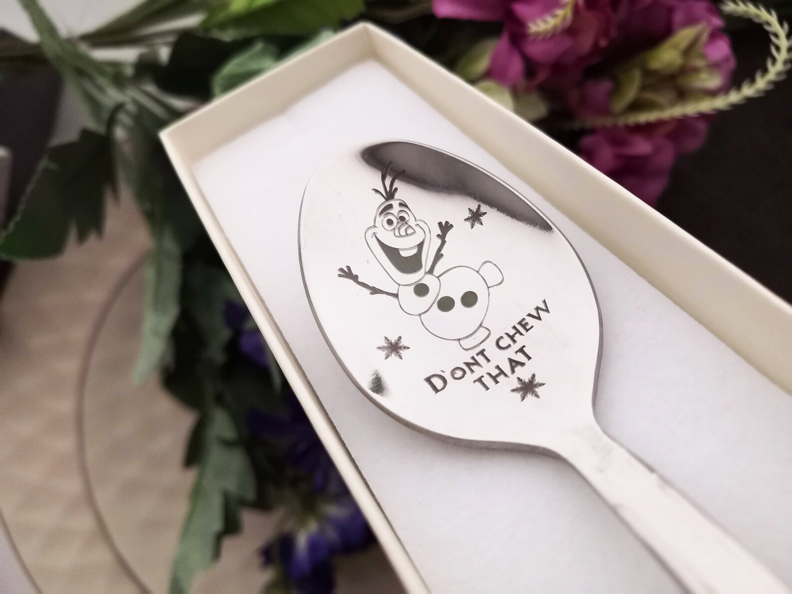 Disney Frozen Ice Cream Spoon Personalized Gift for Kids Etsy