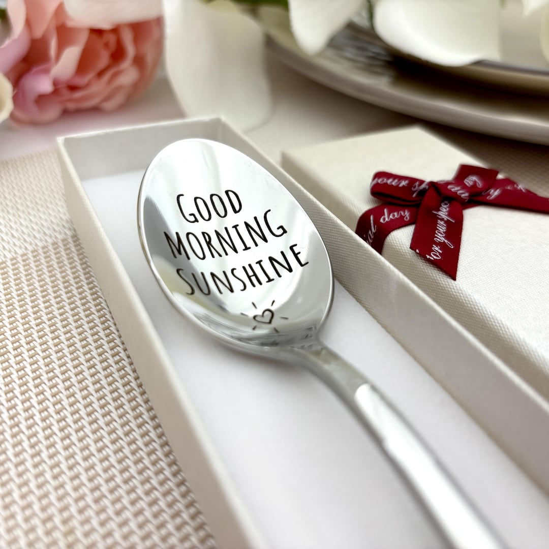 Good Morning Daddy Löffel Aus Edelstahl Graviert – Geschenk Für Frischgebackene Väter