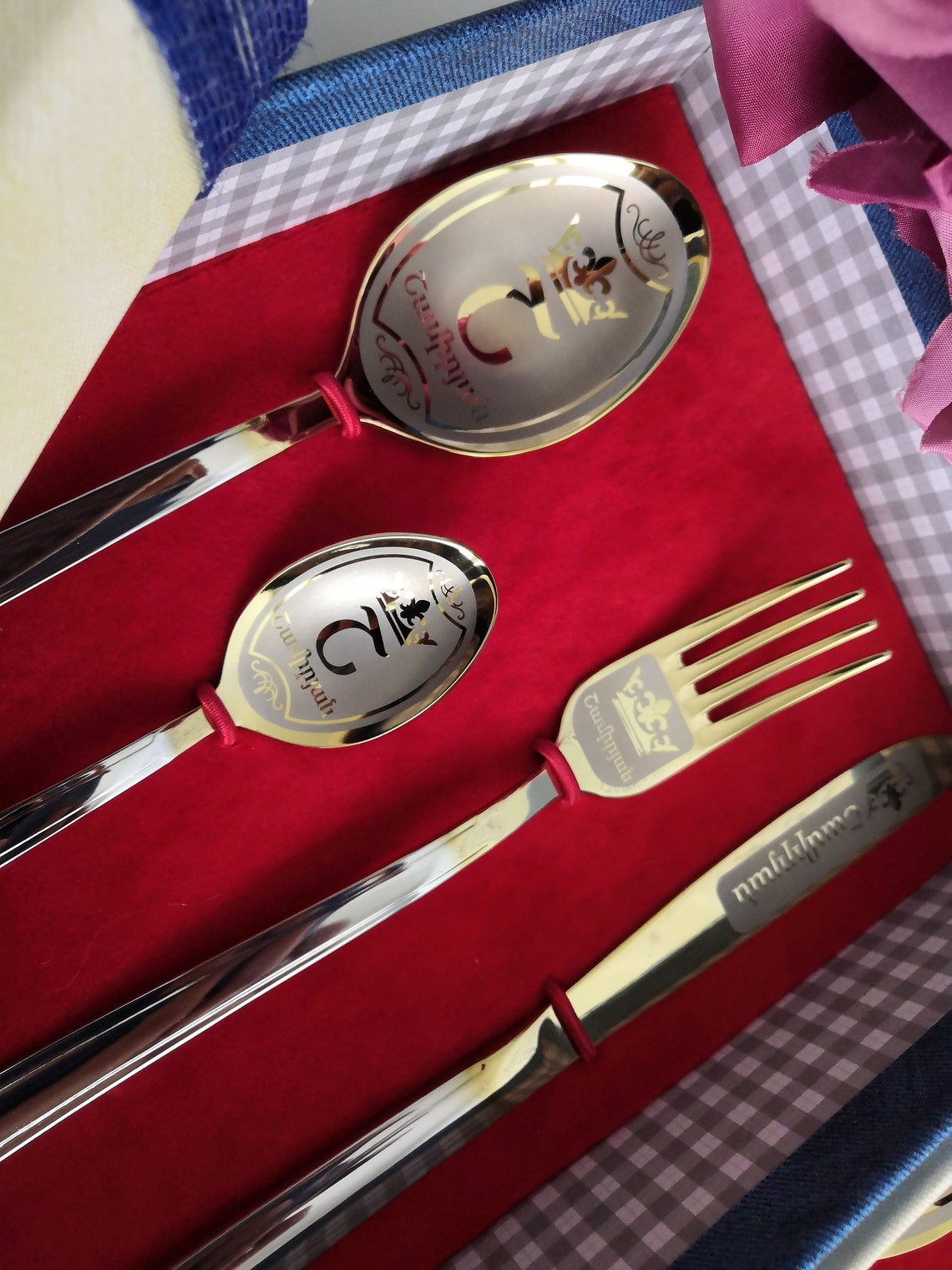 Wedding Shower Gift Personalized Cutlery for Family Etsy